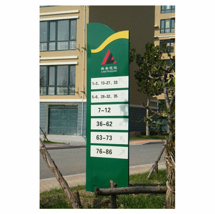 惠民乐安花园导视牌02