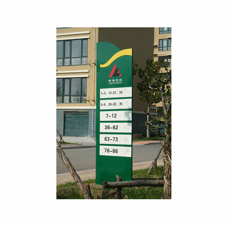 惠民乐安花园导视牌02