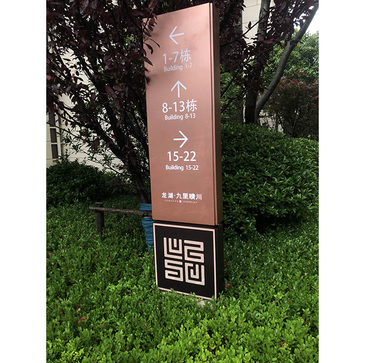 楼栋指示牌