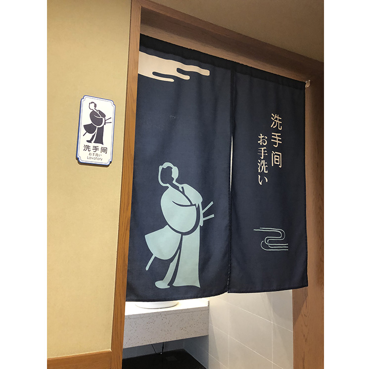 洗手间指示牌