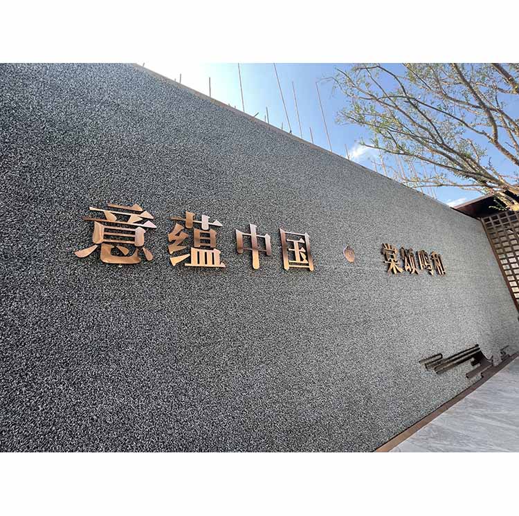 不锈钢入口景观字